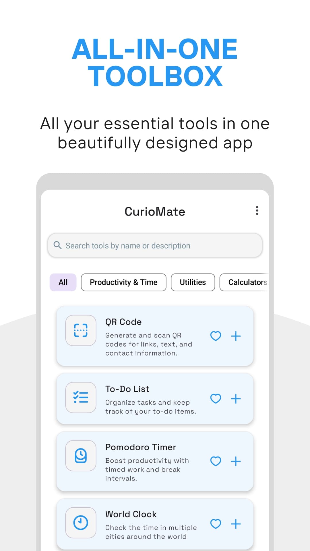 CurioMate: Utility Tools screenshot 1