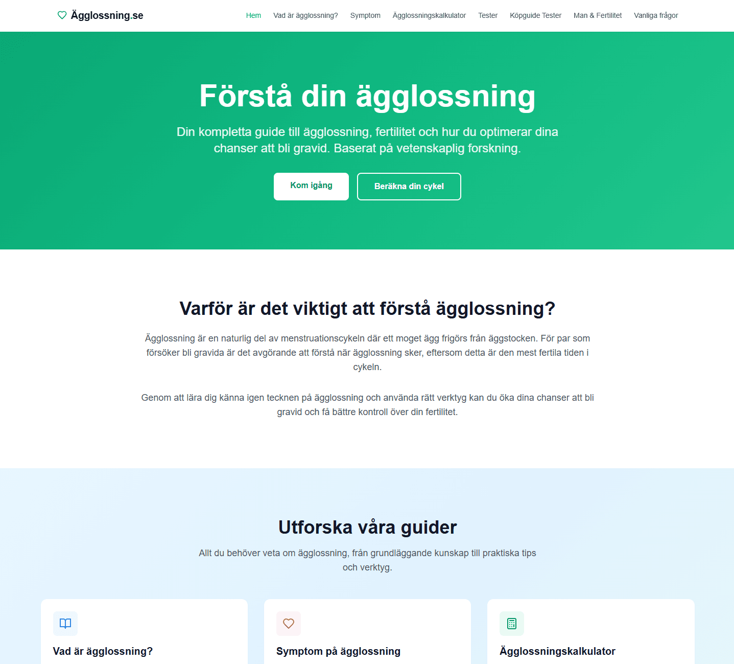 Ägglossning screenshot 1