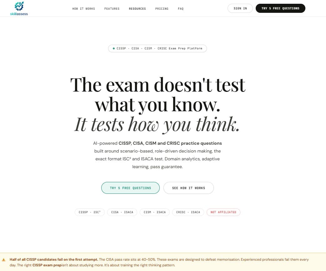Skillassess.io  screenshot 1