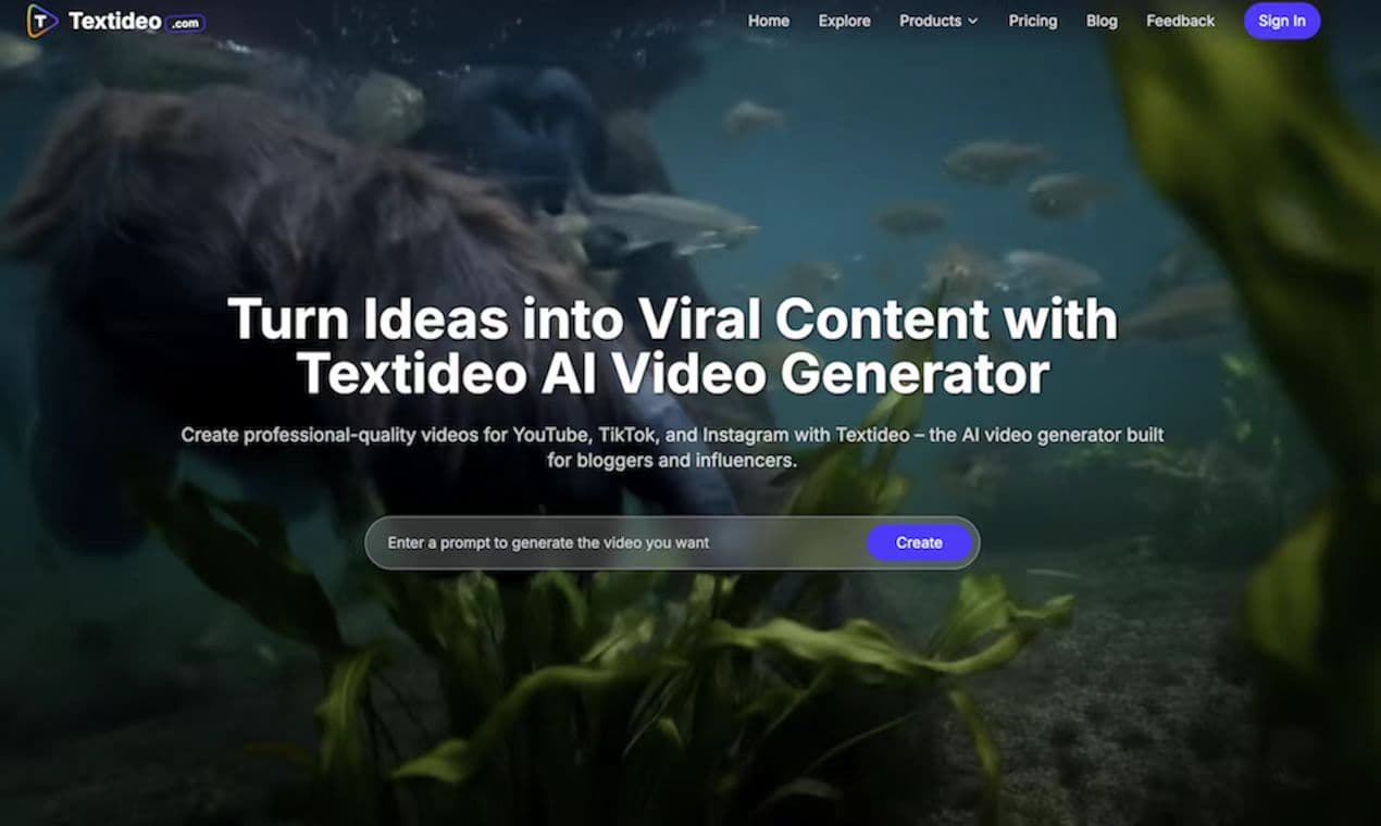 Textideo screenshot 1