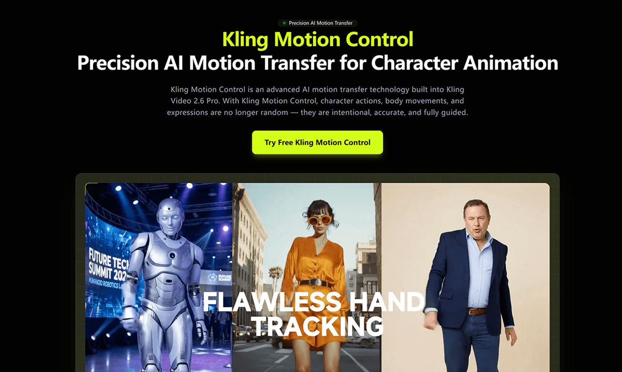 Kling Motion Control screenshot 1