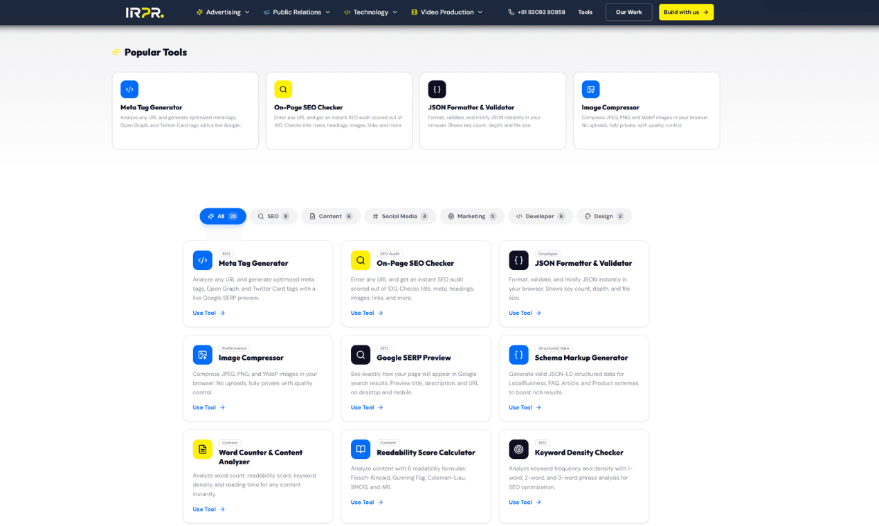 IRPR Agency Tools screenshot 1