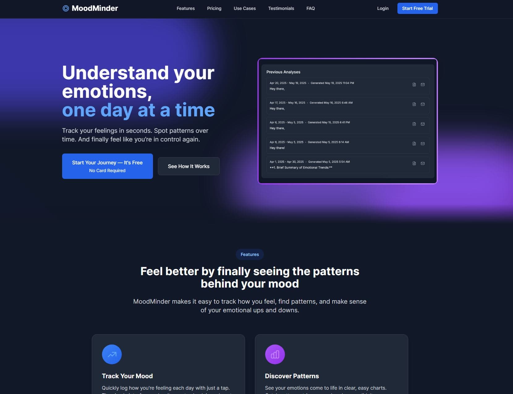 MoodMinder  screenshot 1