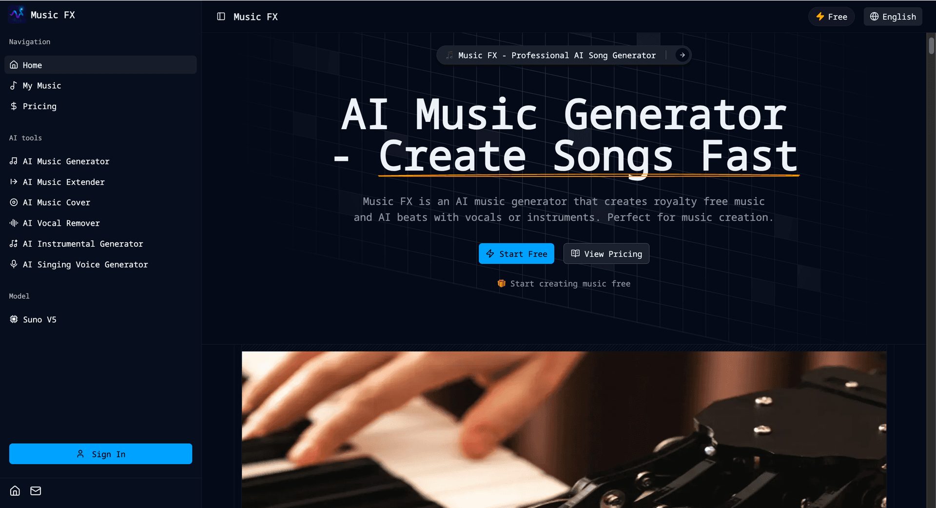 Music FX screenshot 1