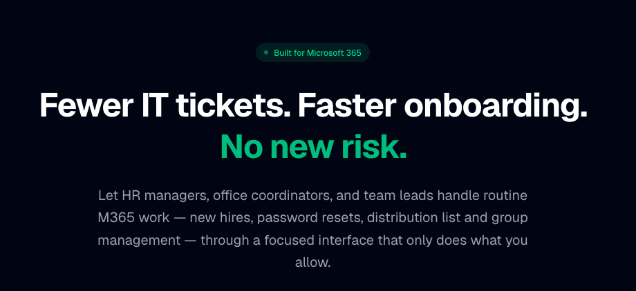 UserDesk for M365 screenshot 1
