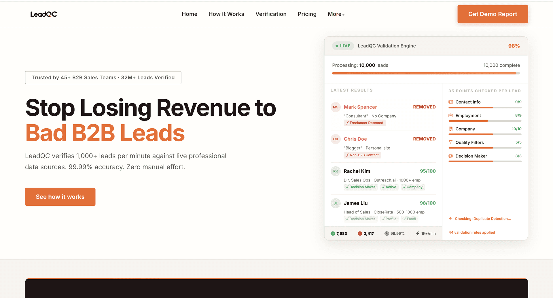 LeadQC screenshot 1