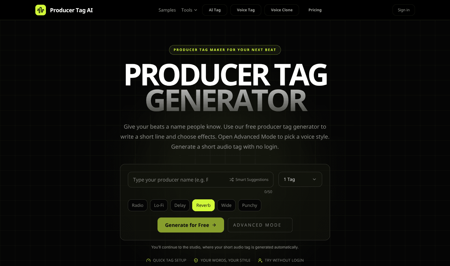 Producer Tag AI screenshot 1