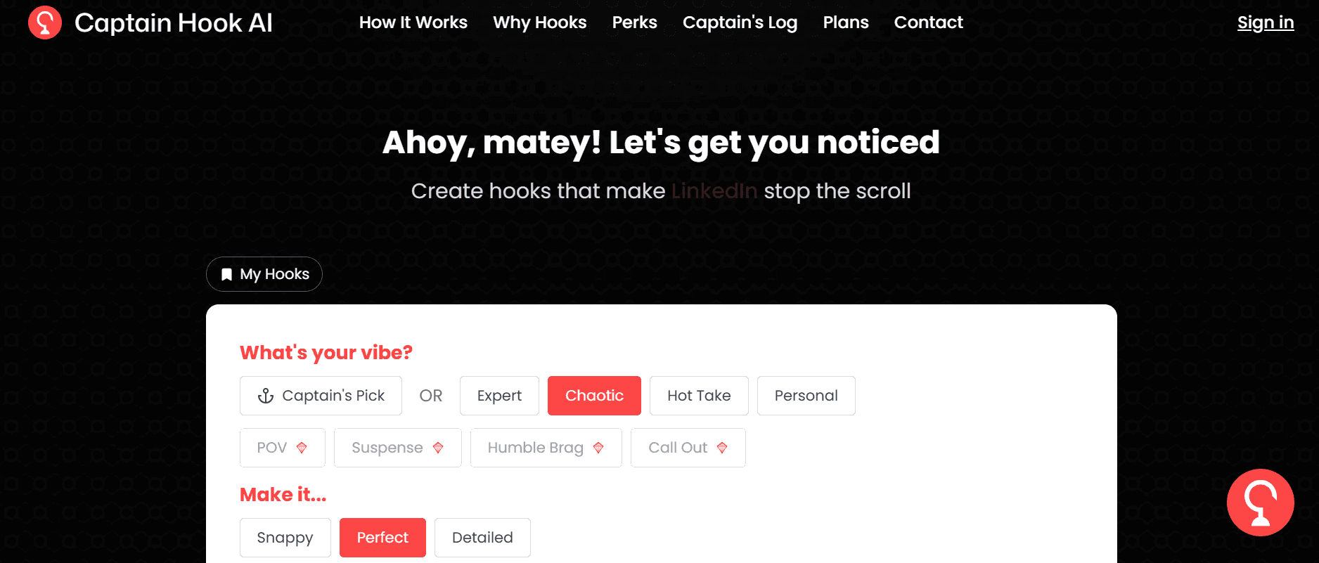 Captain Hook AI screenshot 1