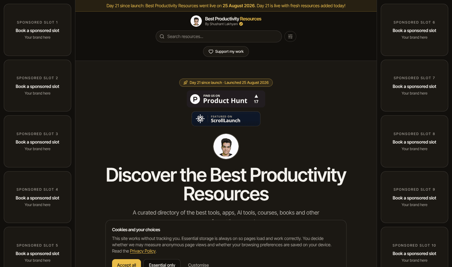 Best Productivity Resources Best Productivity Resources screenshot 1