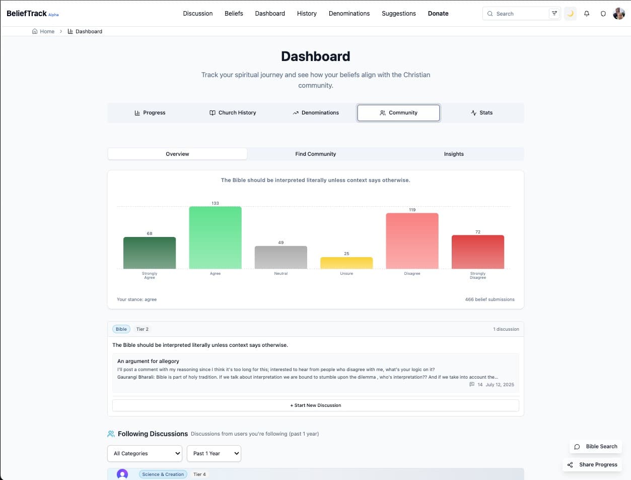 BeliefTrack screenshot 1
