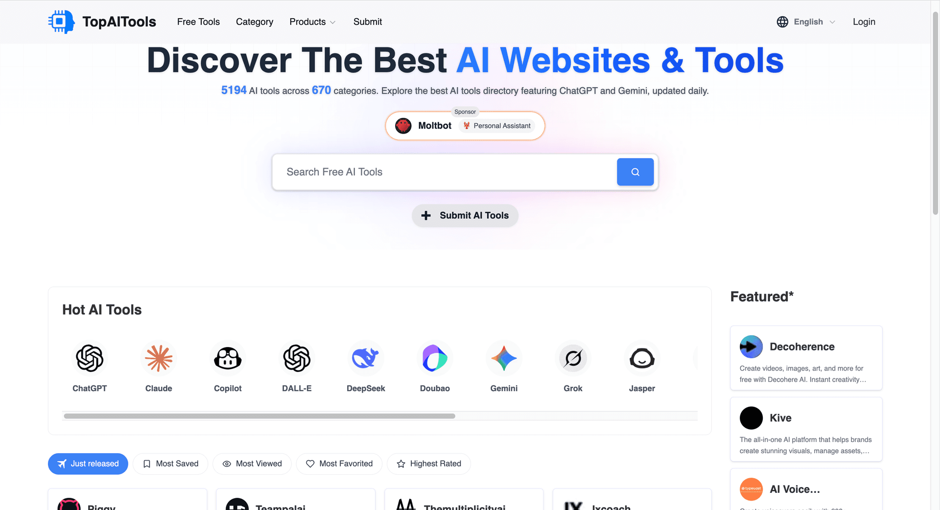 Top AI Tools Review screenshot 1