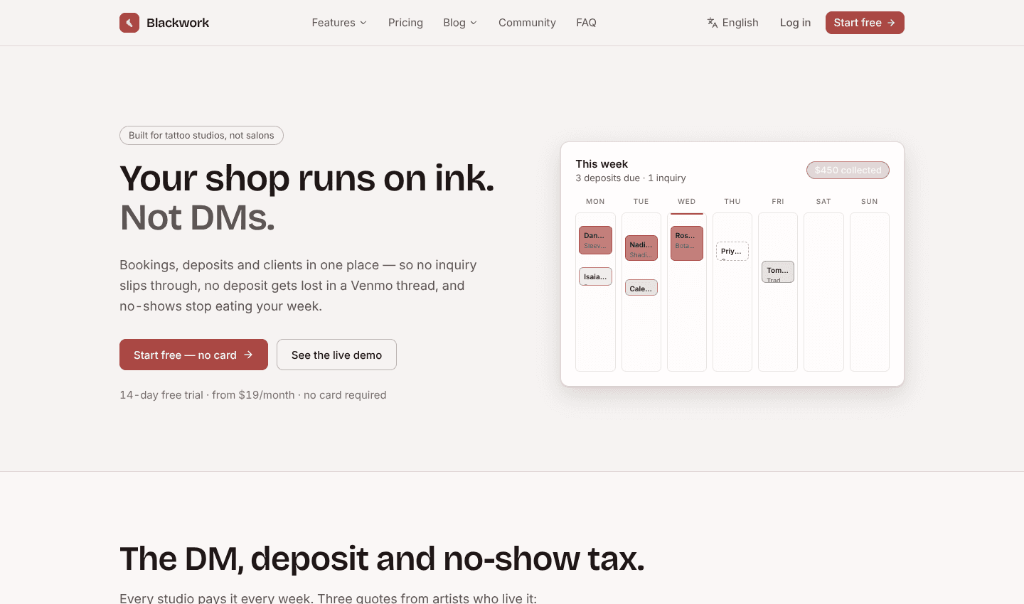 Blackwork screenshot 1