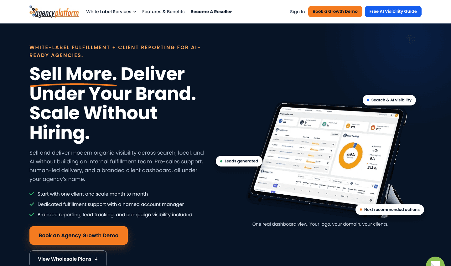 Award Winning White Label SEO Software + Service Provider for Reseller / Agencies Award Winning White Label SEO Software + Service Provider for Reseller / Agencies screenshot 1