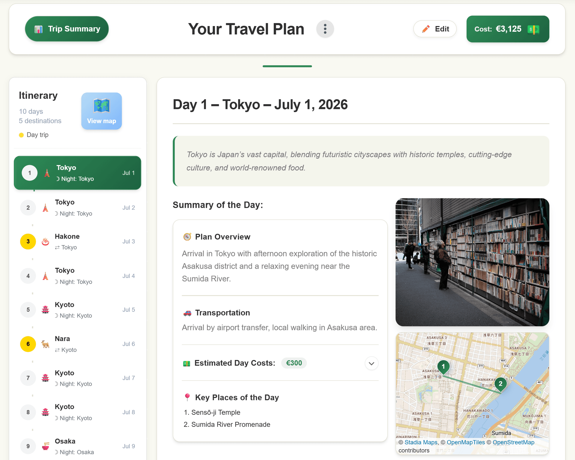 MyTripBlueprint screenshot 1