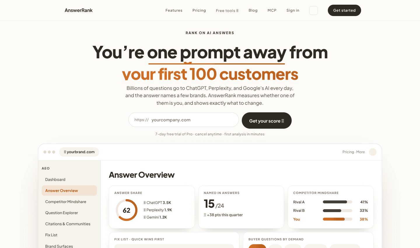 Answerrank Answerrank screenshot 1