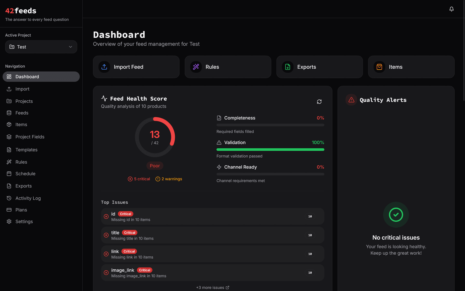 42feeds screenshot 1