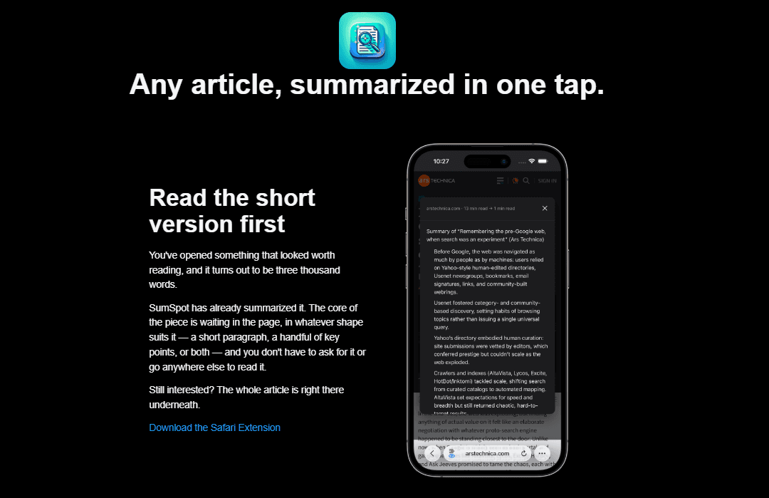 SumSpot screenshot 1