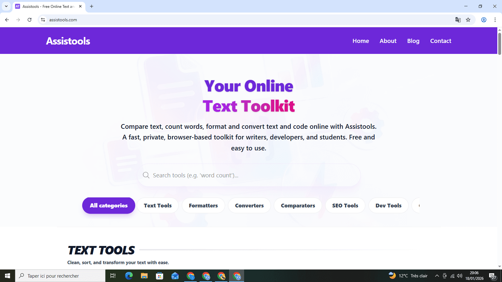 Assistools screenshot 1