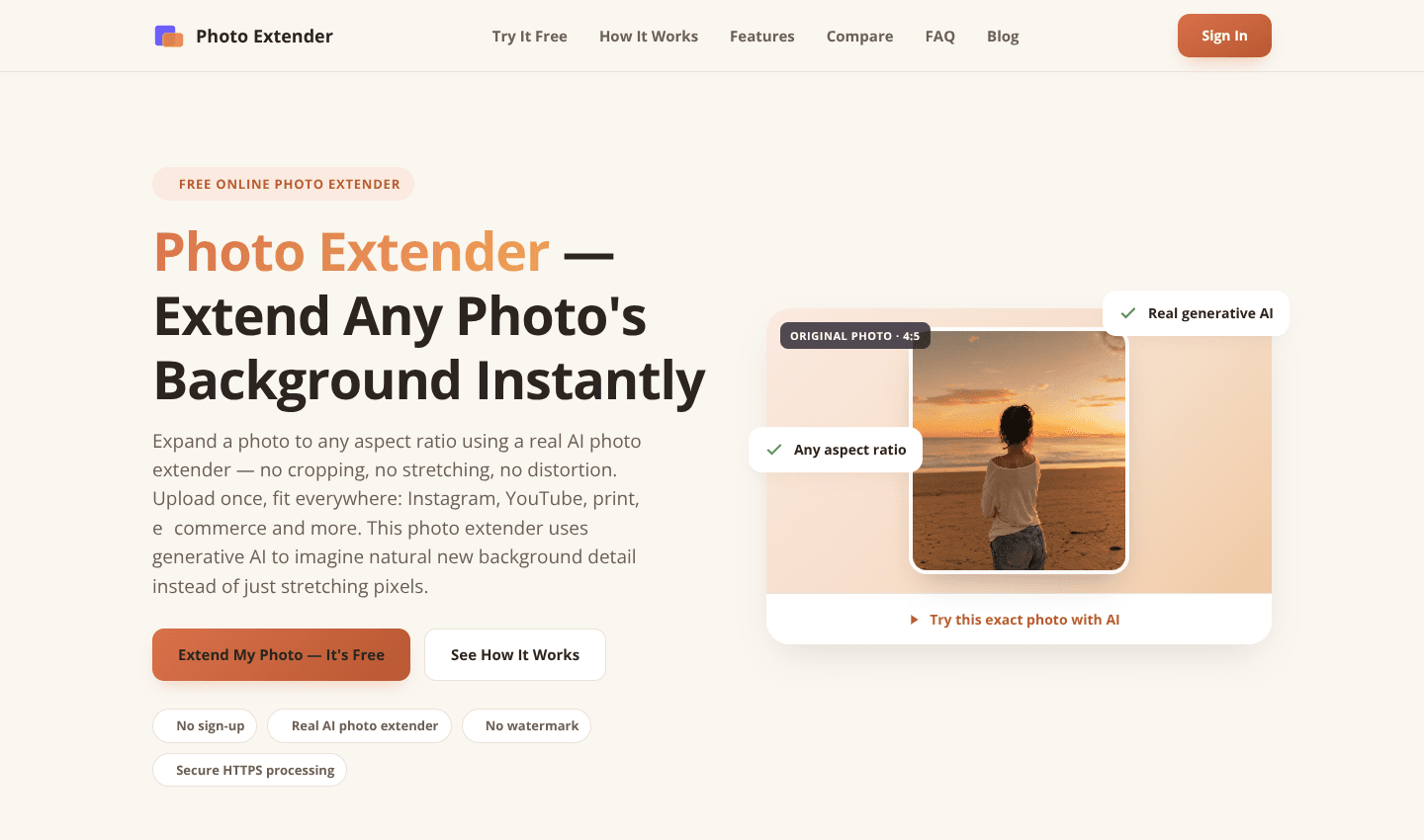 Photo Extender screenshot 1
