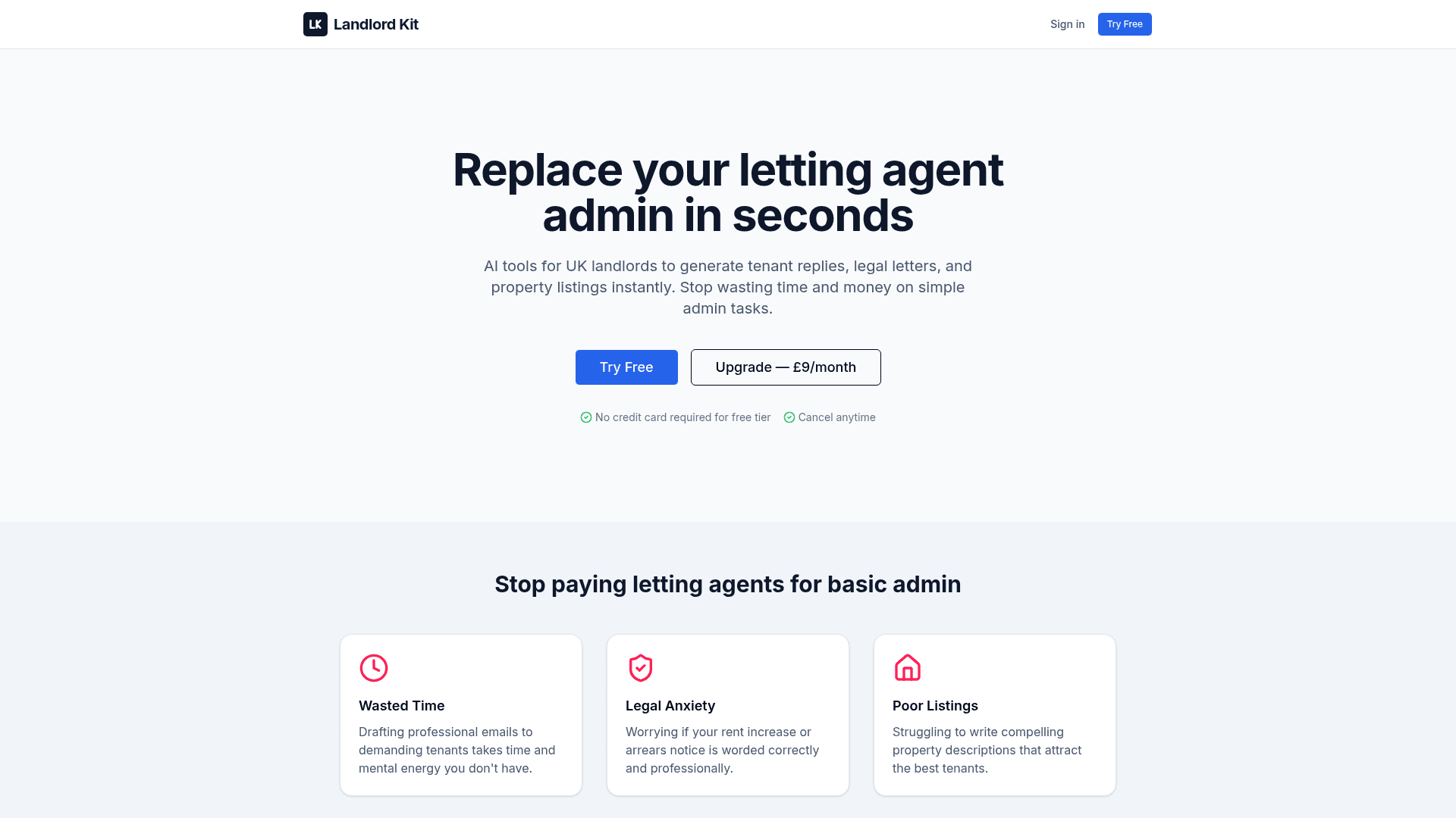 Landlord Kit screenshot 1