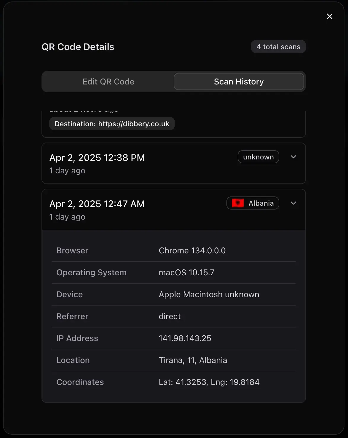 InsightQR | Dynamic QR Codes with Real-Time Analytics screenshot 1