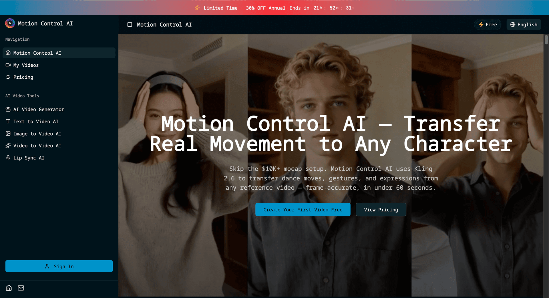 Motion Control AI screenshot 1