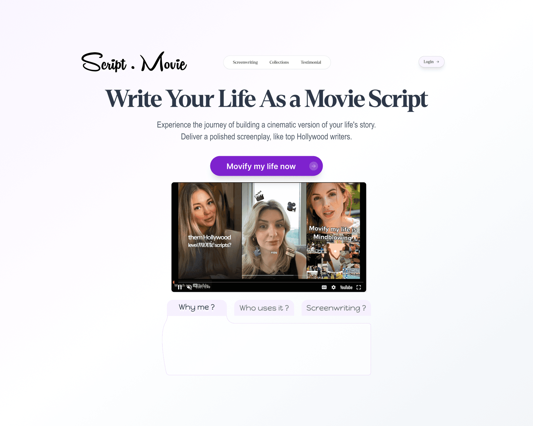Script.Movie screenshot 1