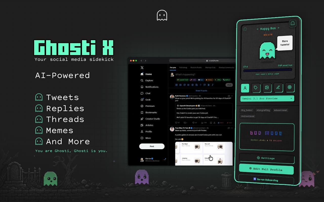 Ghosti X screenshot 1