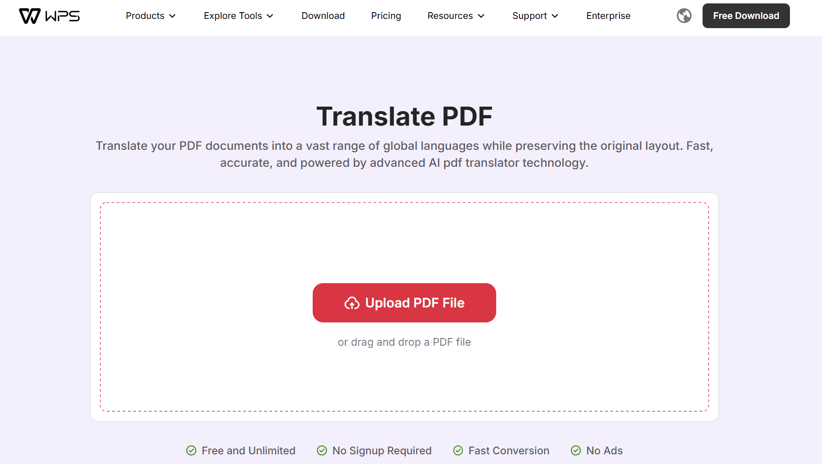 Translate PDF screenshot 1