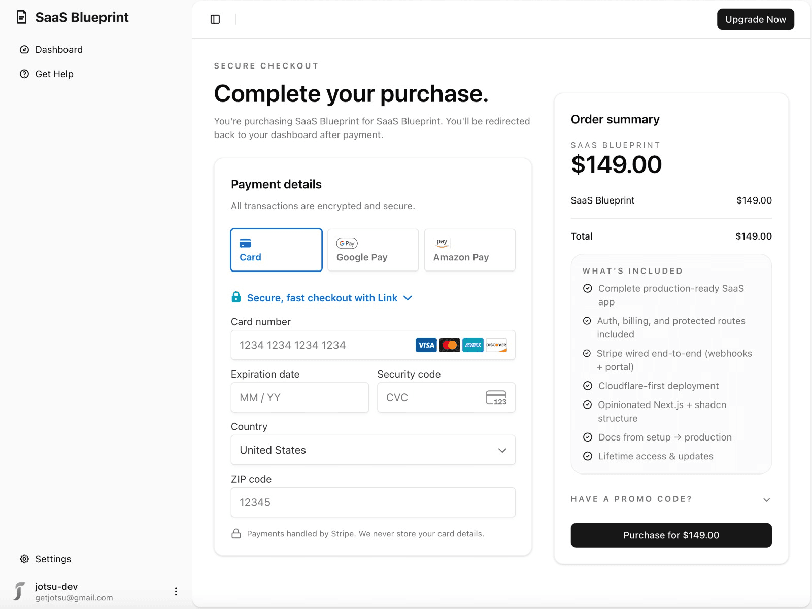 SaaS Blueprint screenshot 1