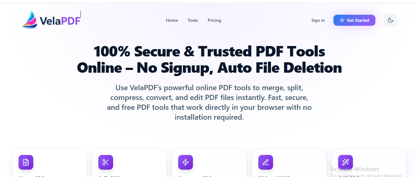 VelaPDF screenshot 1
