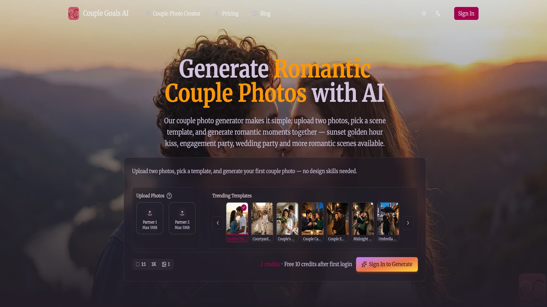 Couple Goals AI screenshot 1