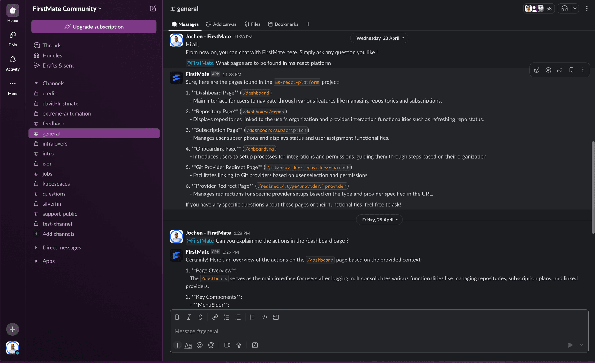 FirstMate screenshot 1