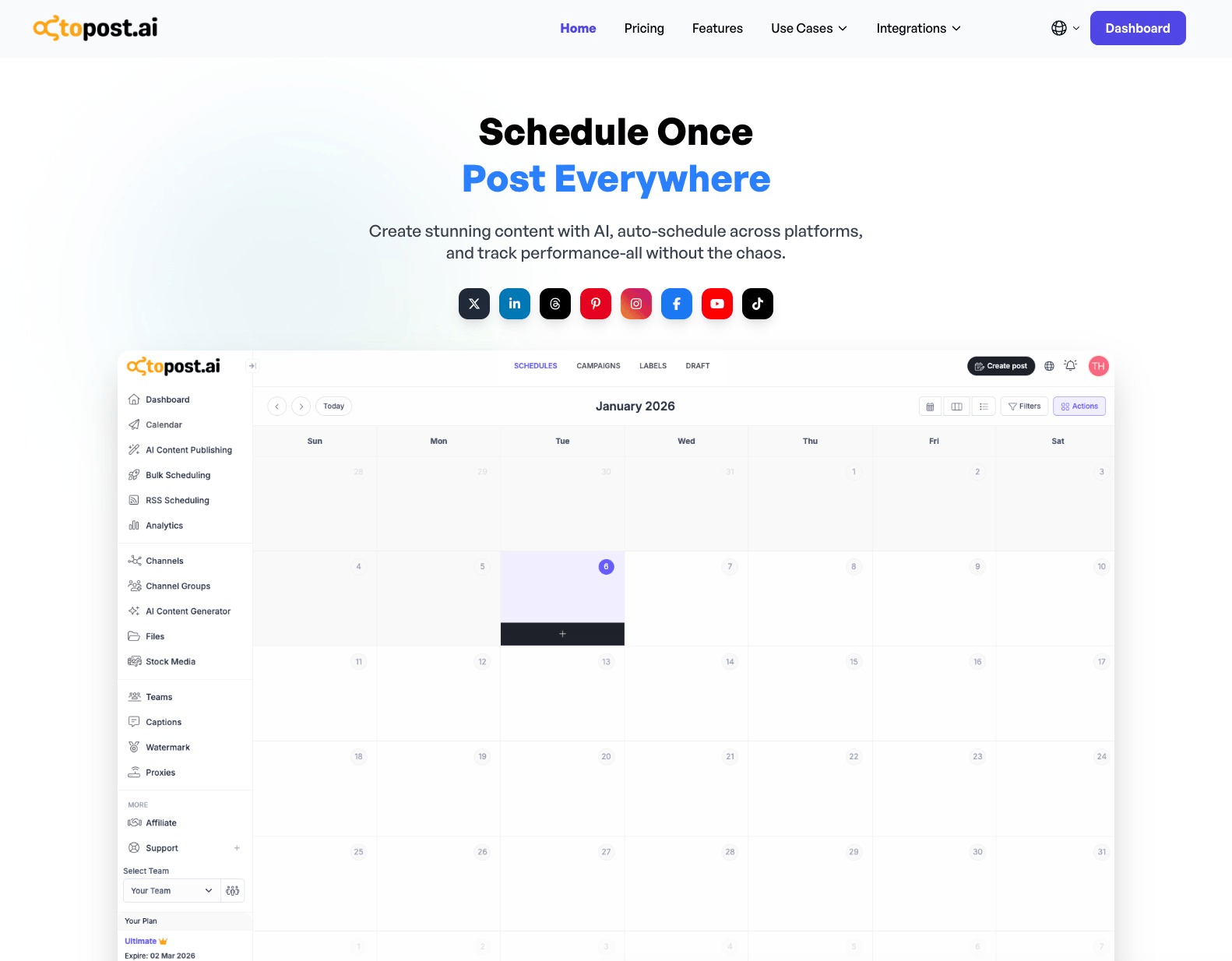 Octopost.ai  screenshot 1