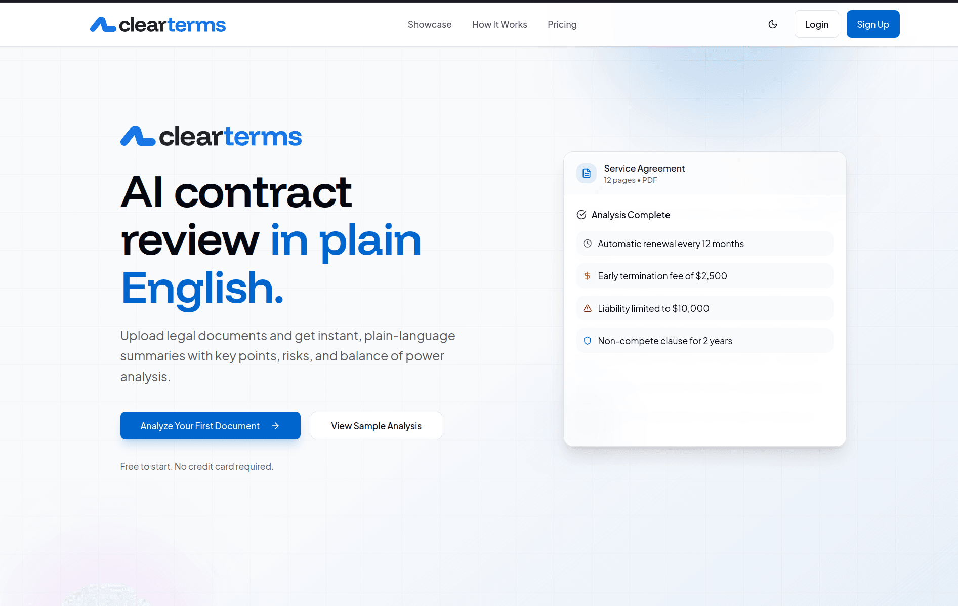 ClearTerms screenshot 1