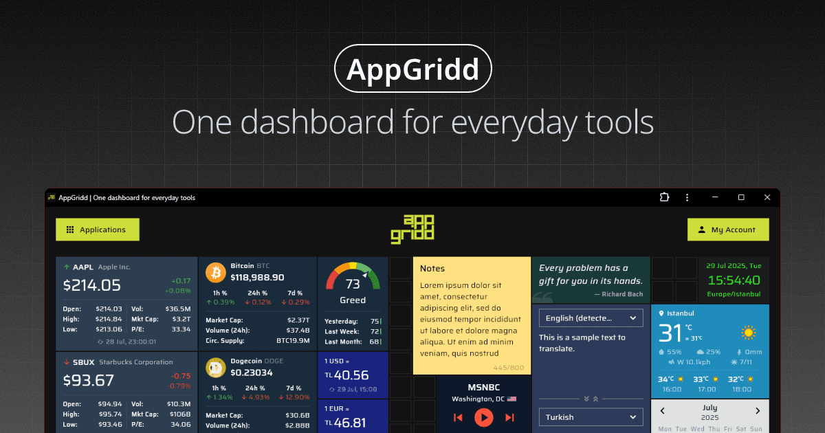AppGridd screenshot 1