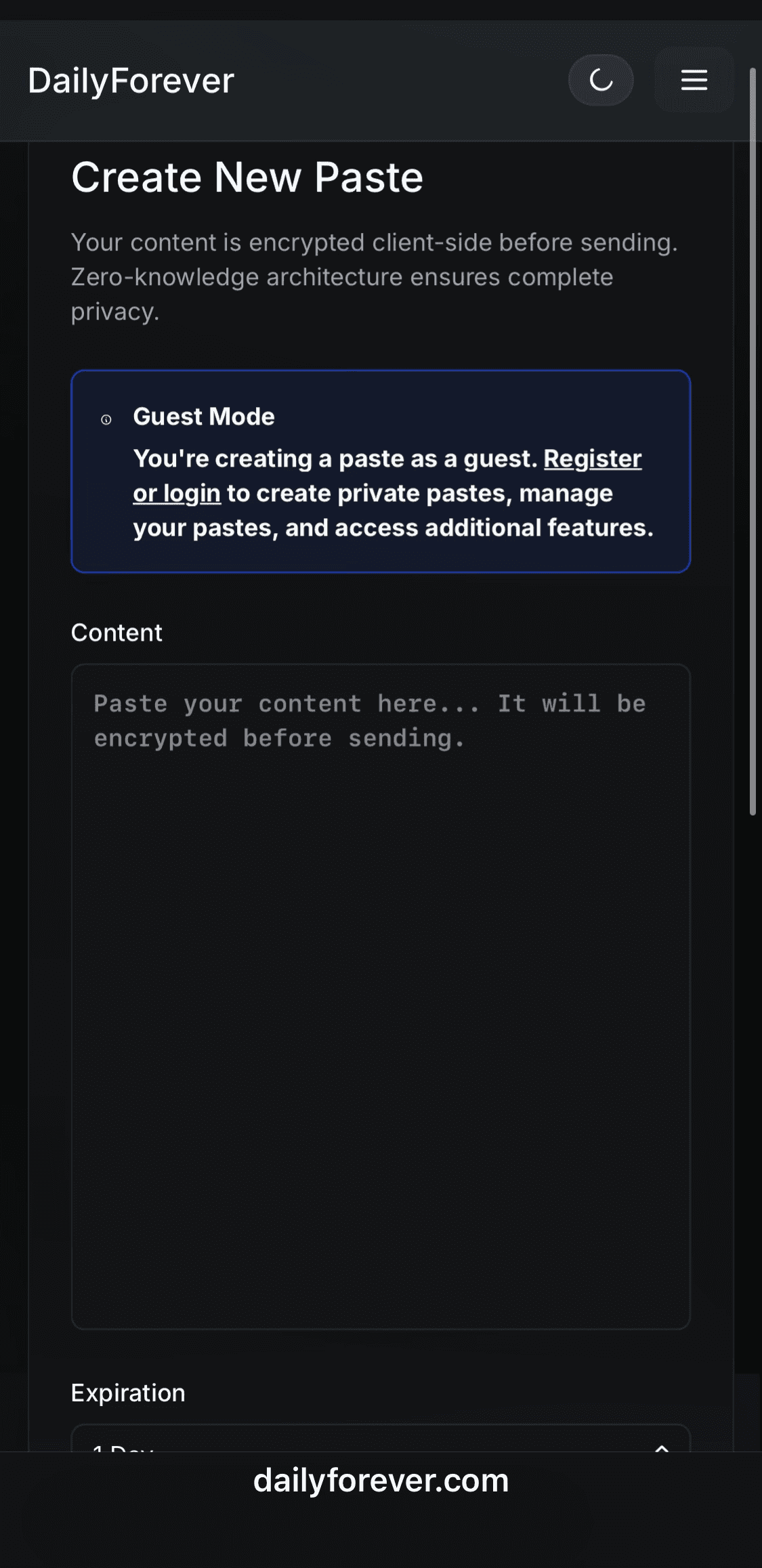 DailyForever screenshot 1