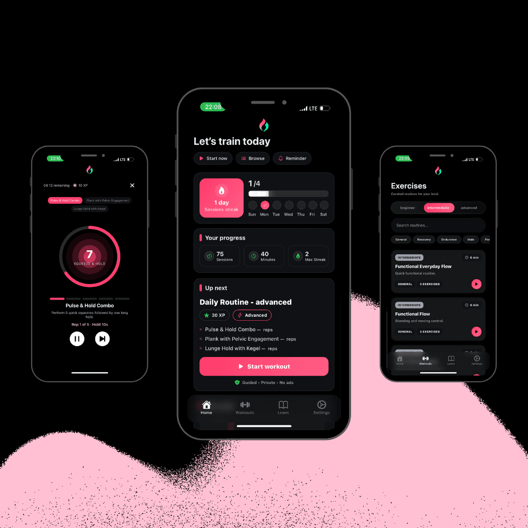 Kegel App screenshot 1