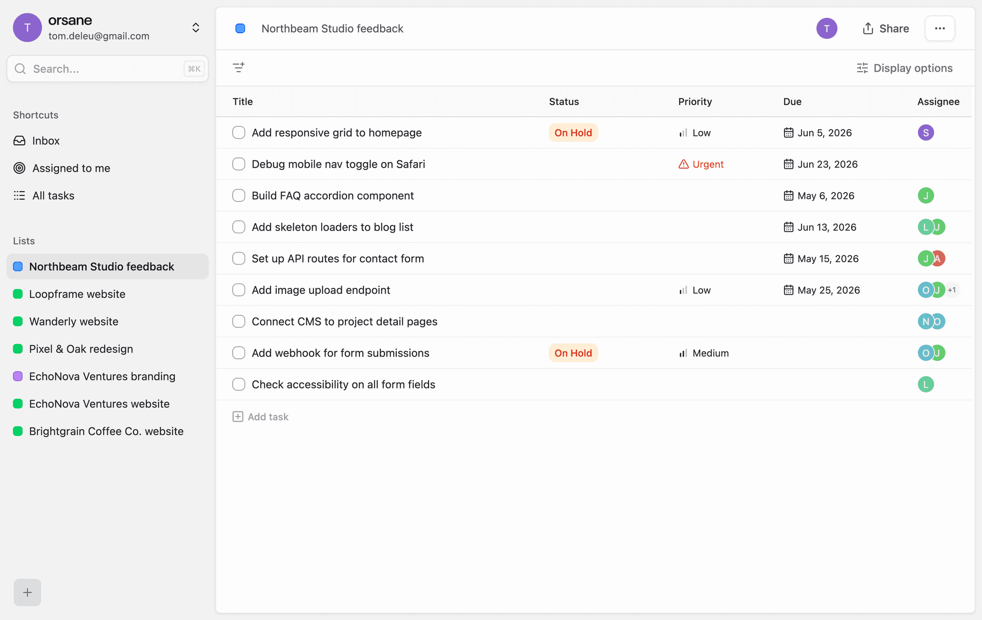 Orsane screenshot 1