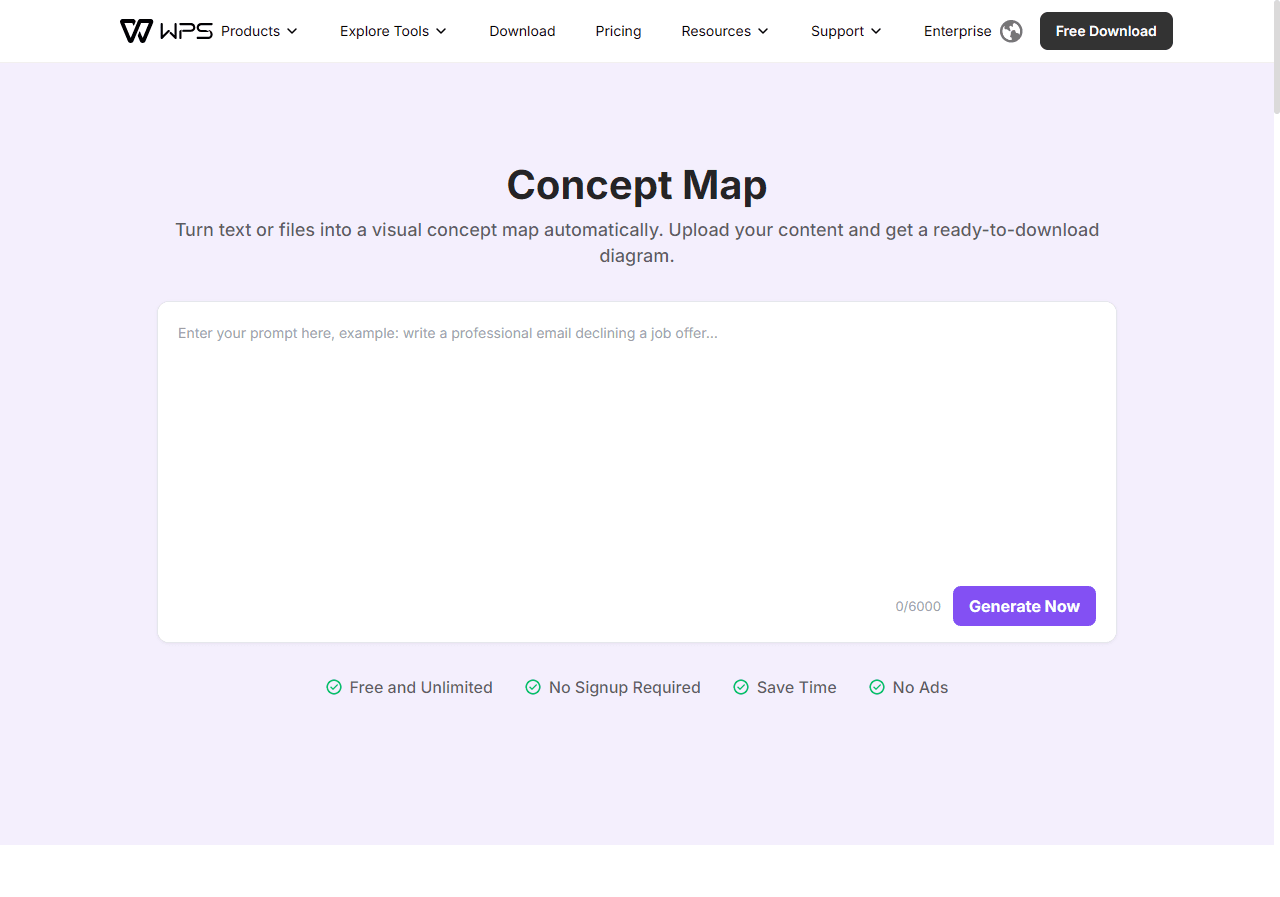 Concept Map Maker screenshot 1