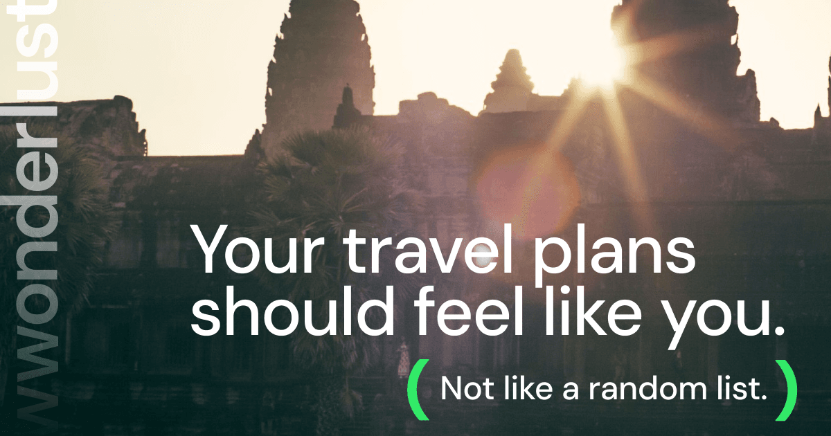 wwonderlist travel planner screenshot 1