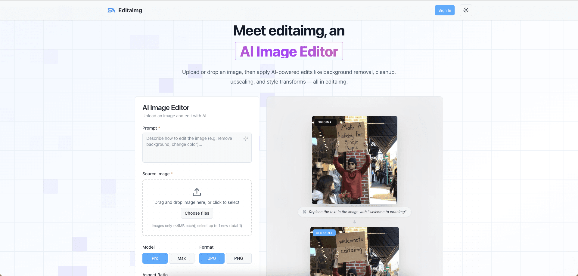 Editaimg screenshot 1