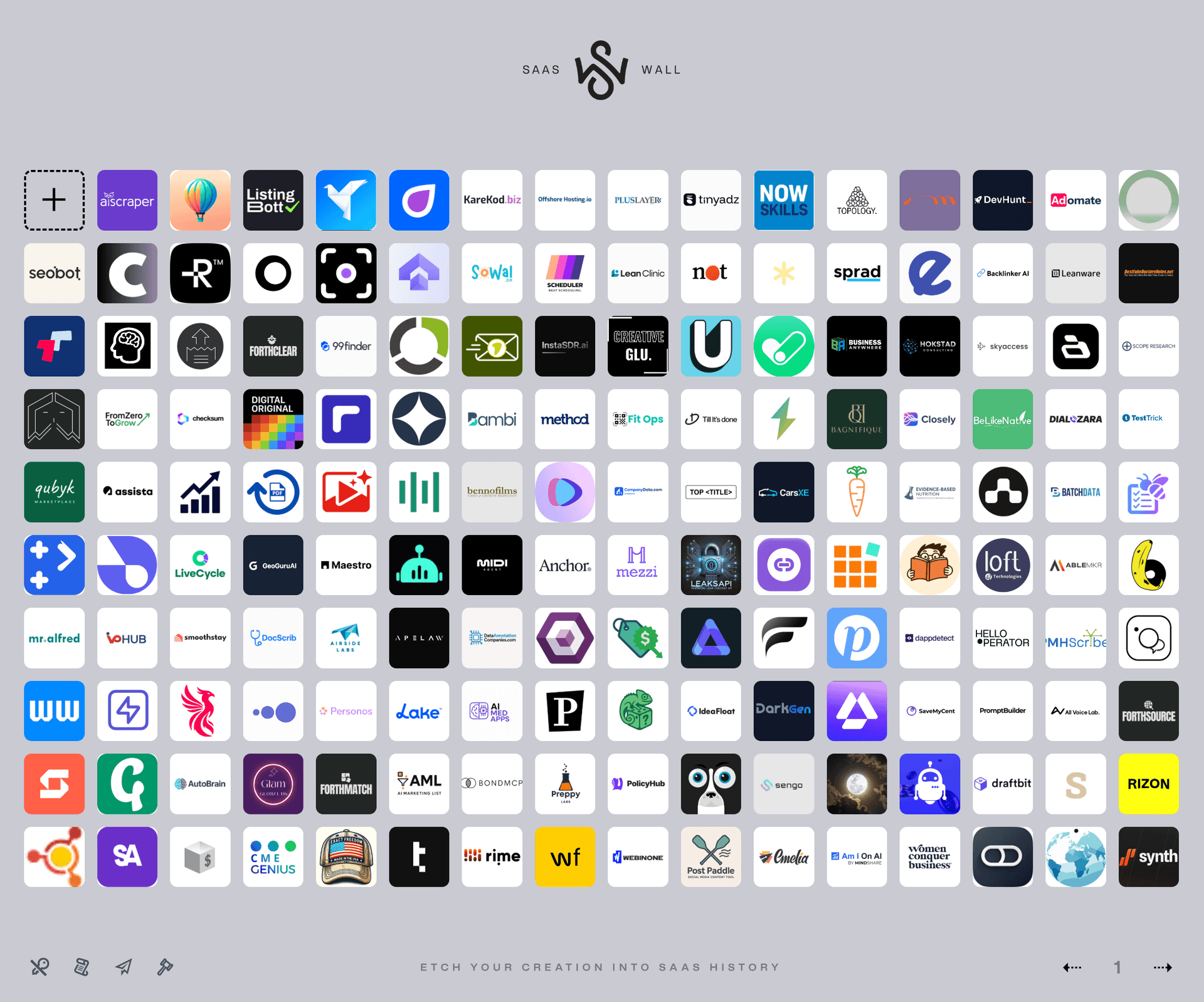 SaaS Wall screenshot 1