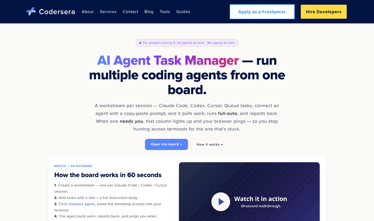 AI Agent Task Manager screenshot 1