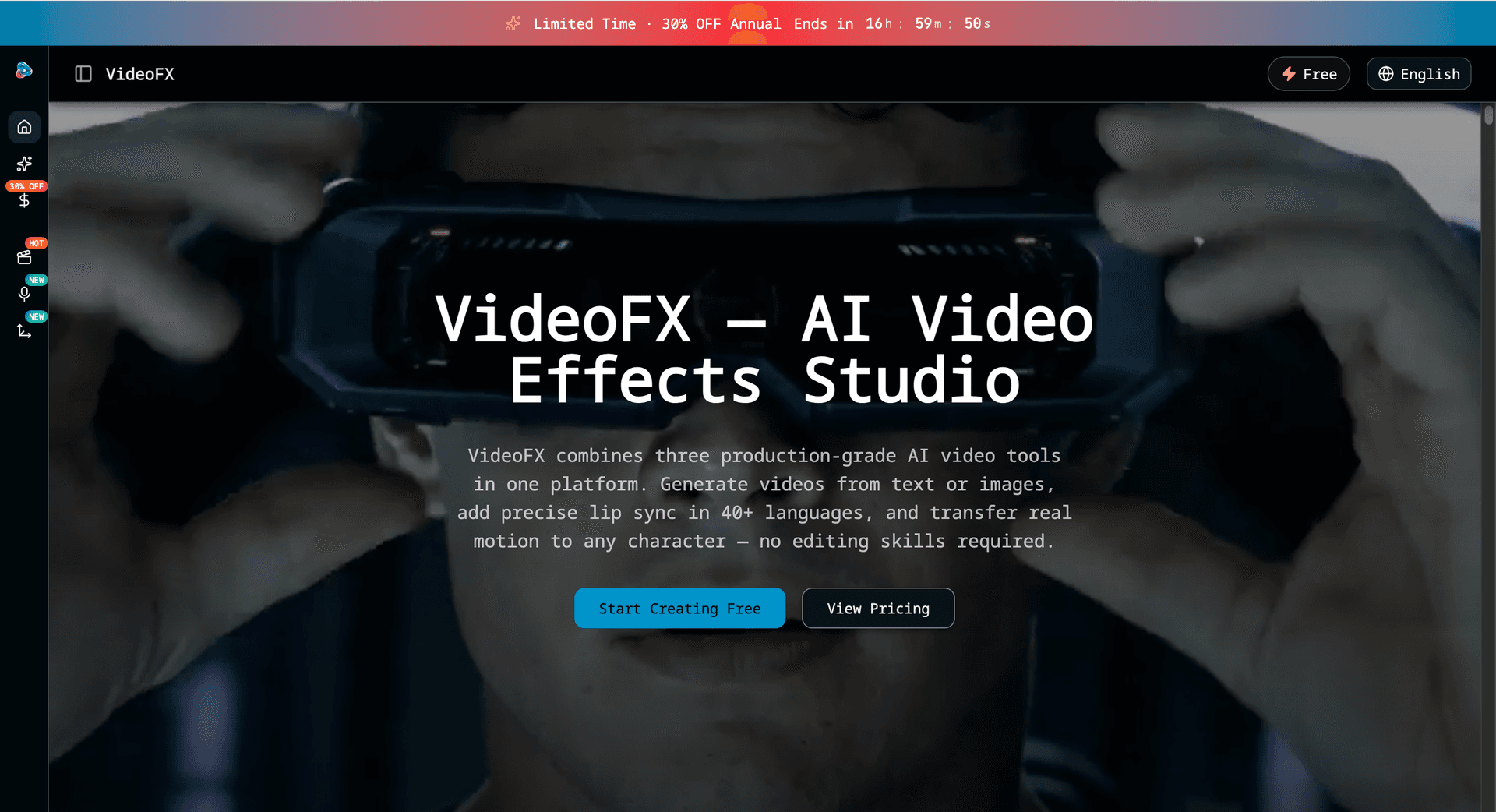 VideoFX Studio screenshot 1
