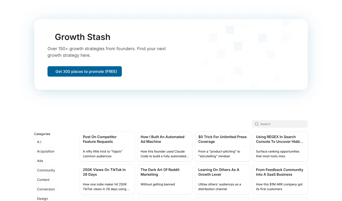 Growth Stash screenshot 1