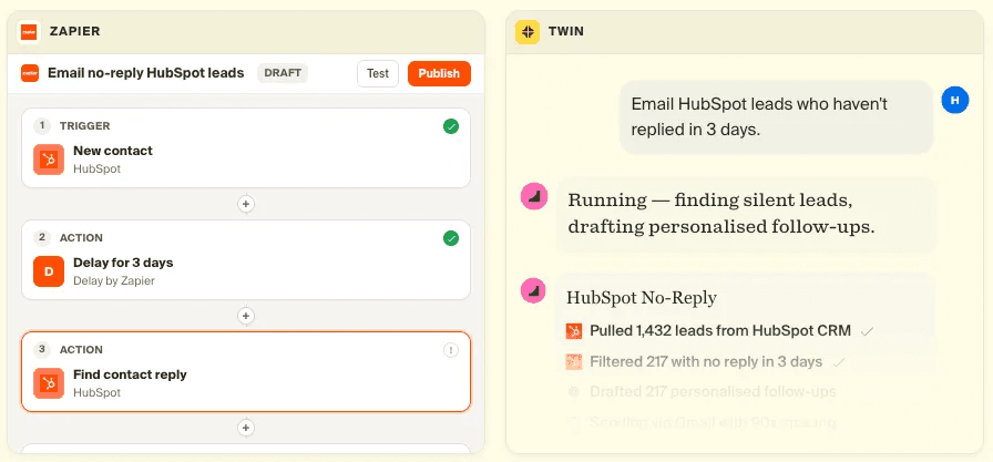 Twin screenshot 1
