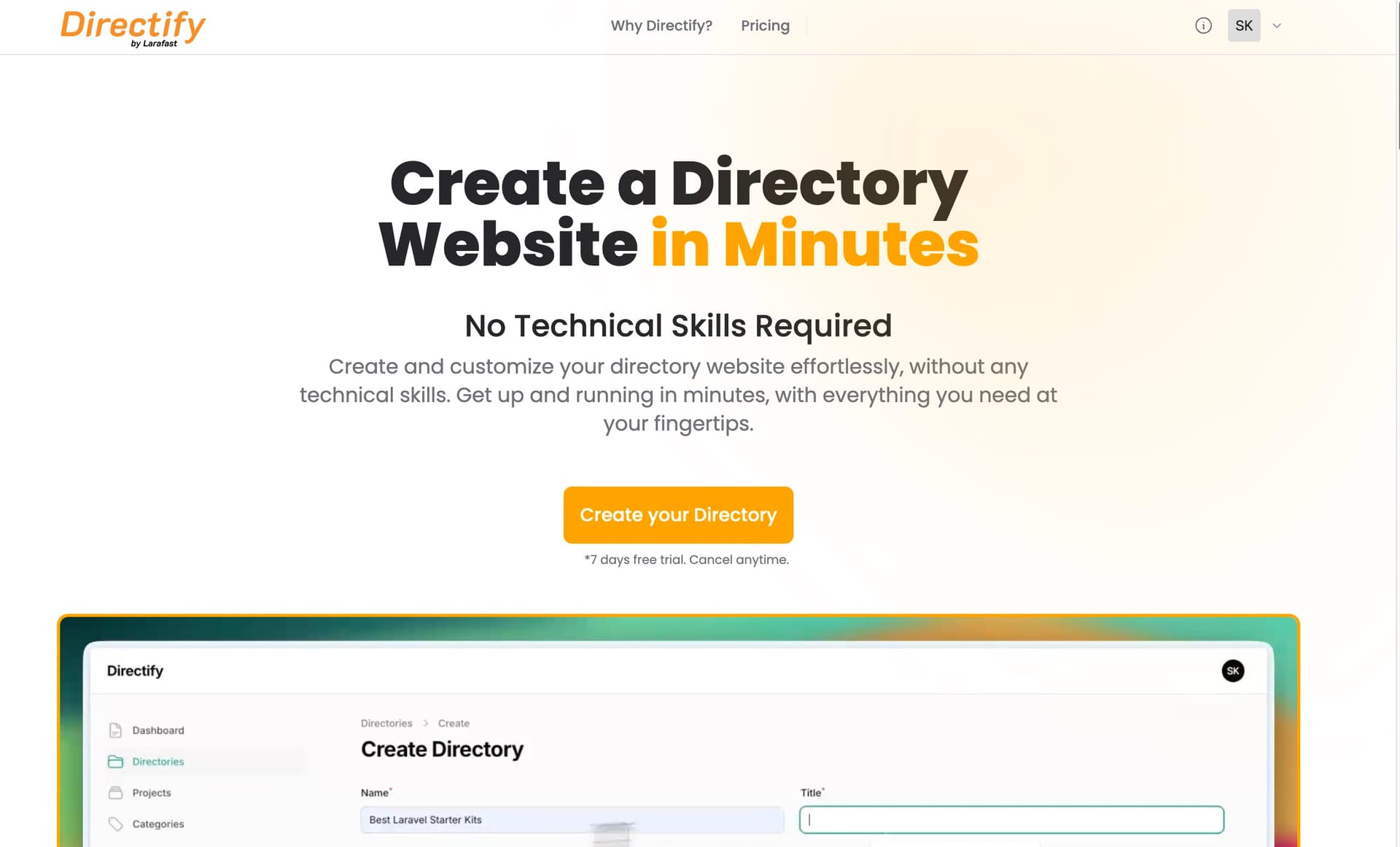 Directify screenshot 1