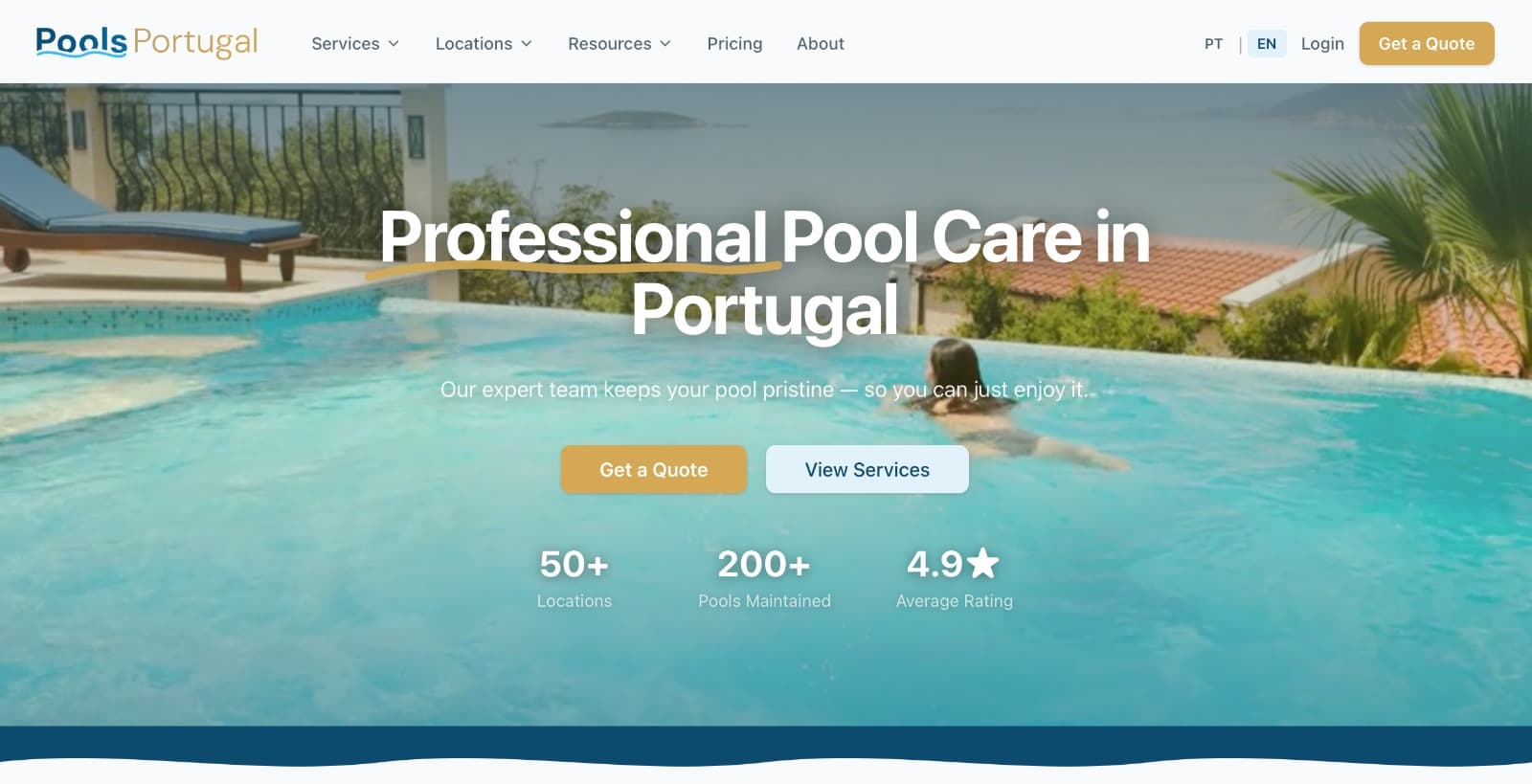 Pools Portugal screenshot 1