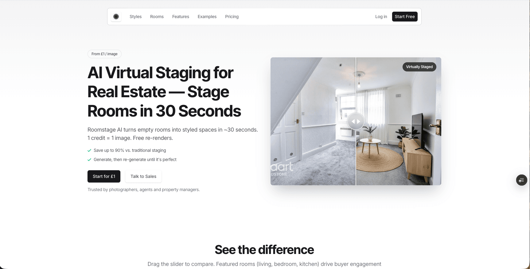 Roomstage AI screenshot 1